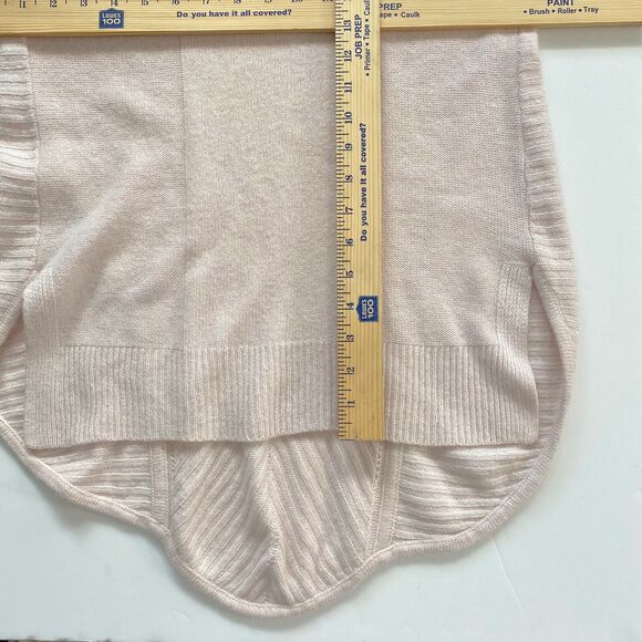 hinge Sweater Womens Small Pink Merino Wool Alpaca Blend Pullover Long Sleeved - Picture 12 of 12